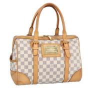 Louis Vuitton Vintage Pre-owned Canvas handvskor White, Dam