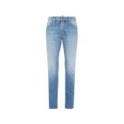 Dsquared2 Stiliga Jeans för Män Blue, Herr