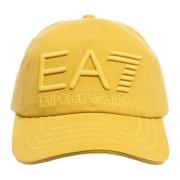 Emporio Armani EA7 Justerbar Enkel Logo Train Visibility Cap Yellow, H...