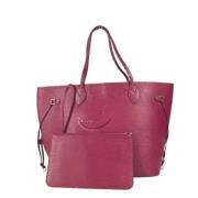 Louis Vuitton Vintage Pre-owned Laeder axelremsvskor Pink, Dam