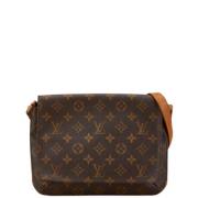 Louis Vuitton Vintage Pre-owned Canvas louis-vuitton-vskor Brown, Dam