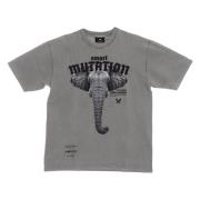 Mauna Kea Elefant Tee Stone Washed T-shirt Gray, Herr