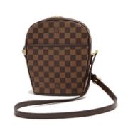 Louis Vuitton Vintage Pre-owned Canvas axelremsvskor Brown, Dam