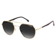 Carrera Gold Striped Black Sunglasses Yellow, Unisex