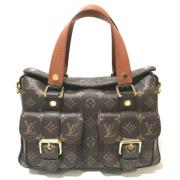 Louis Vuitton Vintage Pre-owned Bomull louis-vuitton-vskor Brown, Dam