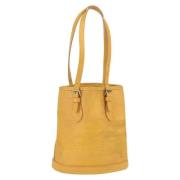 Louis Vuitton Vintage Pre-owned Laeder axelremsvskor Yellow, Dam