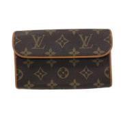 Louis Vuitton Vintage Pre-owned Laeder handvskor Brown, Dam