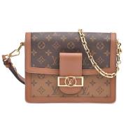 Louis Vuitton Vintage Pre-owned Canvas axelremsvskor Brown, Dam