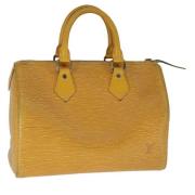 Louis Vuitton Vintage Pre-owned Laeder handvskor Yellow, Dam