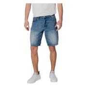 Armani Exchange Casual Bermuda Shorts Kollektion för Män Blue, Herr