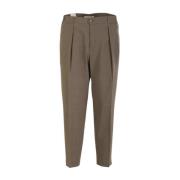 Briglia Elegant Ull Cashmere Casual Byxor Brown, Herr