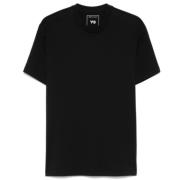 Y-3 Svart Grafisk Tee Polos Black, Herr