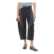 JW Anderson Lagerpanel Jeans Gray, Dam