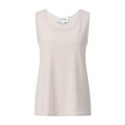 Joseph Ribkoff Klassisk Stretch Top Beige, Dam