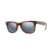 Ray-Ban Klassiska Rektangulära Acetat Solglasögon Brown, Unisex