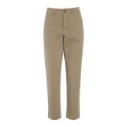 Bitte Kai Rand Klassiska Slim Fit Muskotbyxor Beige, Dam