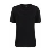 Joseph Silke Crepe Blus Elegant Stil Black, Dam