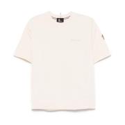 Moncler Vita T-shirts och Polos Grenoble Stil White, Dam