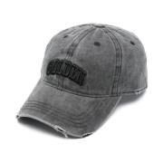 Golden Goose Distressed Broderad Hatt Gray, Dam