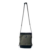 Moncler Nylon Crossbody Telefonfodral Pouch Beige, Herr