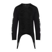 Rick Owens LS Top Black, Herr