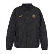 Emporio Armani EA7 Jacka med logopatch Black, Herr