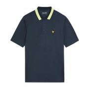 Lyle & Scott SS Polo Shirts Tippad Krage Pikétröja Blue, Herr