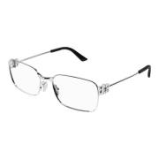 Balenciaga Silver Glasögonbågar Gray, Unisex