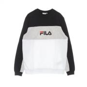 Fila Lätt crewneck Tröja Aqil blockerad besättningssvett White, Herr