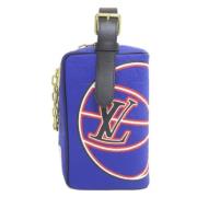 Louis Vuitton Vintage Pre-owned Tyg louis-vuitton-vskor Blue, Dam