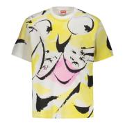 Kenzo Maxi Print Bomull T-shirt Multicolor, Herr