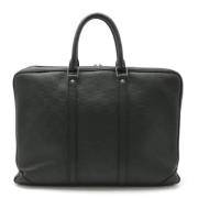 Louis Vuitton Vintage Pre-owned Laeder portfljer Black, Herr