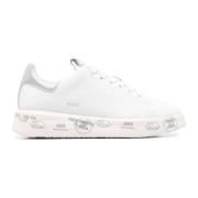 Premiata Vita Belle Sneakers Snörning Gummisula White, Dam