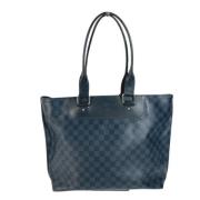 Louis Vuitton Vintage Pre-owned Canvas totevskor Blue, Dam