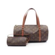 Louis Vuitton Vintage Pre-owned Canvas handvskor Brown, Dam