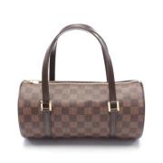 Louis Vuitton Vintage Pre-owned Canvas handvskor Brown, Dam