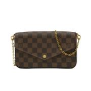 Louis Vuitton Vintage Pre-owned Canvas louis-vuitton-vskor Brown, Dam