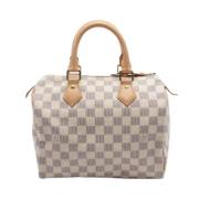 Louis Vuitton Vintage Pre-owned Canvas handvskor White, Dam