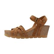 Panama Jack Wedges Brown, Dam