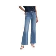 Liu Jo Denim Skinny Jeans med Gyllene Knappar Blue, Dam