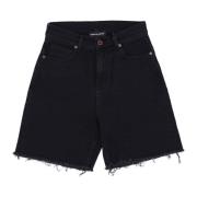 Vision OF Super Coating Denim Shorts för Män Black, Herr