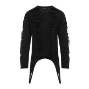 Rick Owens Långärmad Topp Black, Herr