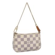 Louis Vuitton Vintage Pre-owned Canvas kuvertvskor White, Dam