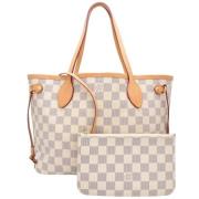 Louis Vuitton Vintage Pre-owned Tyg axelremsvskor Beige, Dam