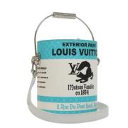 Louis Vuitton Vintage Pre-owned Canvas handvskor Blue, Dam