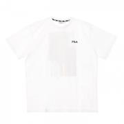 Fila Vit Cropped Shoulder Tee White, Herr