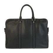 Louis Vuitton Vintage Pre-owned Laeder portfljer Black, Herr