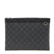 Louis Vuitton Vintage Pre-owned Tyg louis-vuitton-vskor Black, Dam