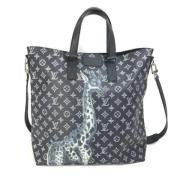 Louis Vuitton Vintage Pre-owned Bomull louis-vuitton-vskor Blue, Dam