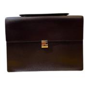 Louis Vuitton Vintage Pre-owned Laeder louis-vuitton-vskor Brown, Herr